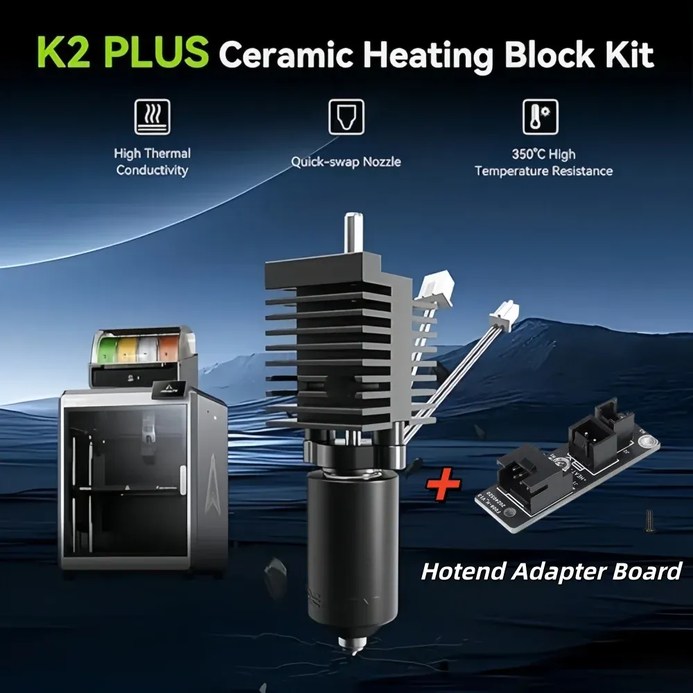 Hotend-Kit mit Adapterplatine für Creality K2 Plus