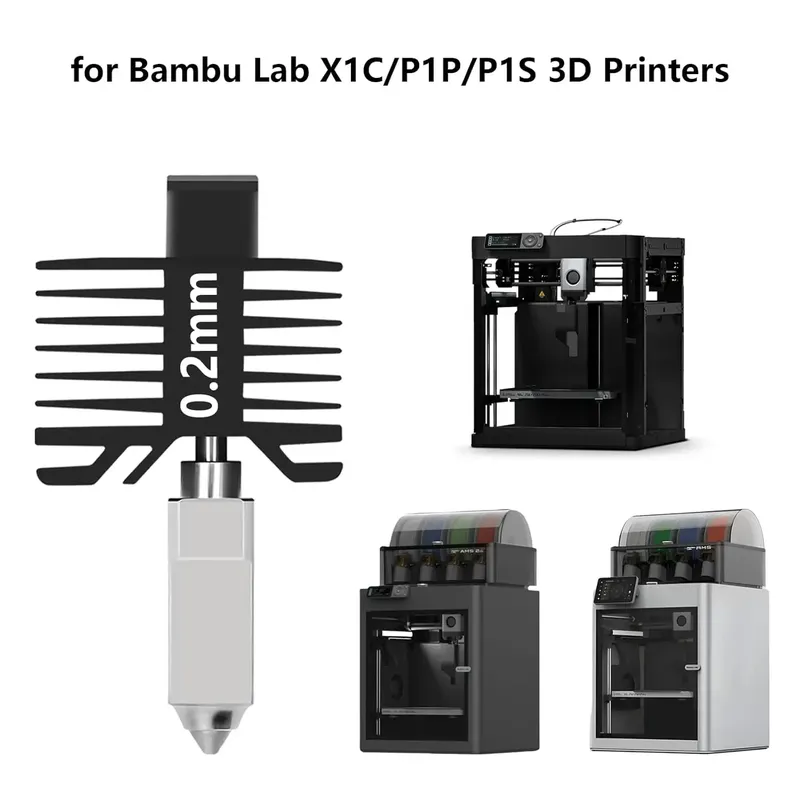Hotend-Kit mit gehärteter Düse für Bambu Lab X1 P1