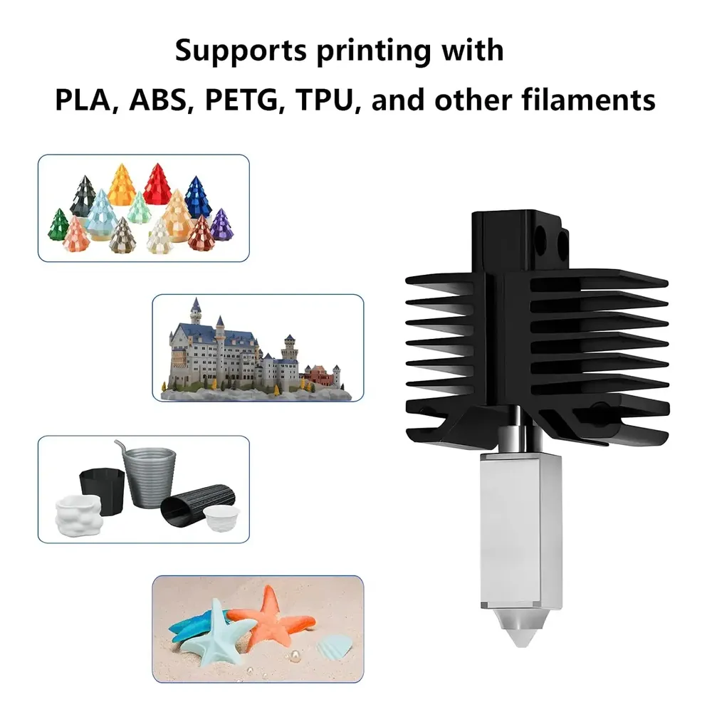 Hotend-Kit mit gehärteter Düse für Bambu Lab X1 P1
