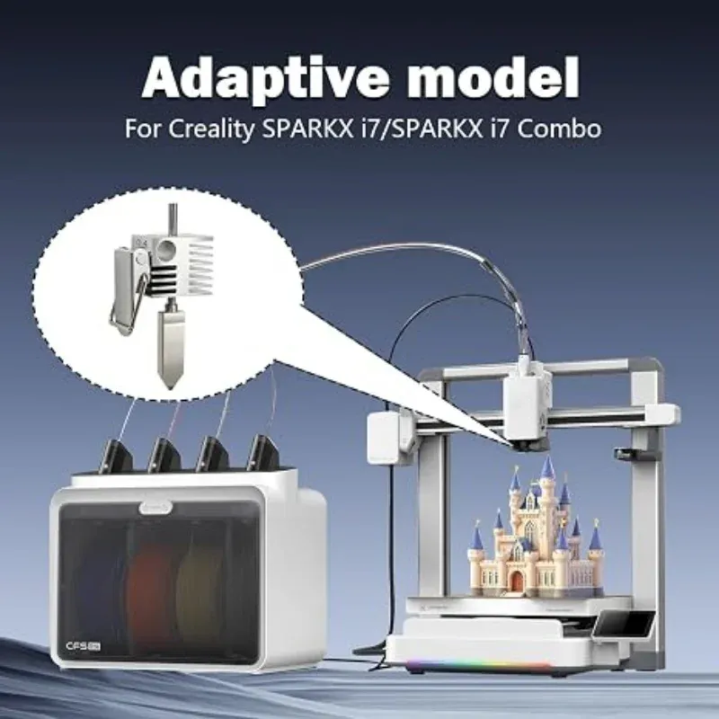 Hotend-Kit mit gehärteter Stahldüse 0,2 bis 0,8 mm für SparkX I7