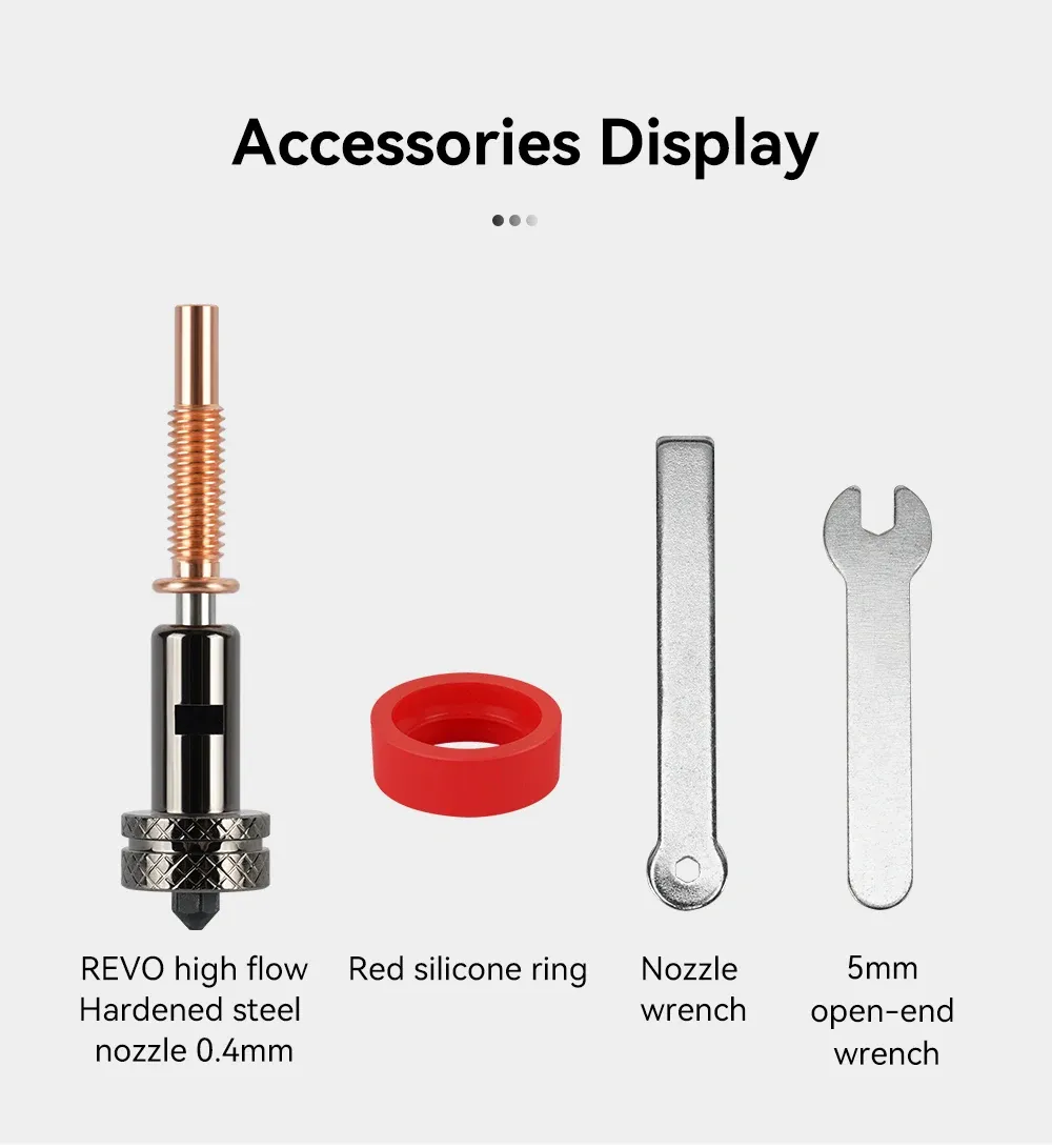 Hotend Kit mit High-Flow-Düse für REVO 0,4 mm