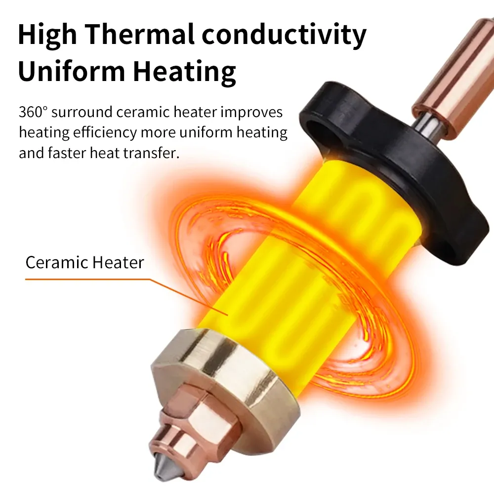 Hotend-Kit mit Keramik-Heizblock und Düse für Creality Hi Combo