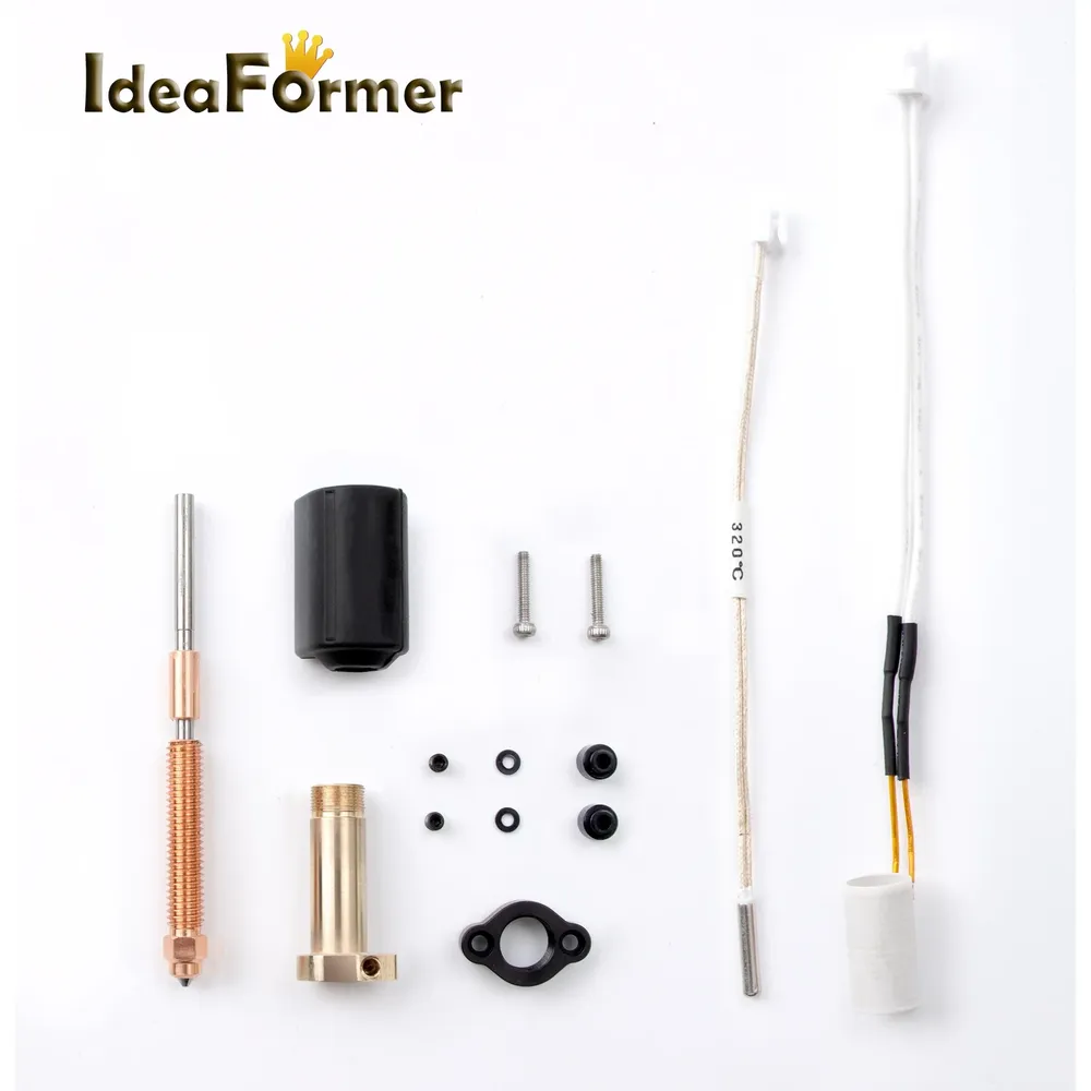 Hotend-Kit mit Keramik-Heizblock und Ganzmetall-Stahldüse