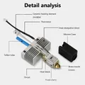 Hotend-Kit mit Messing-Stahl-Düse für Elegoo Neptune 4 Plus – 2