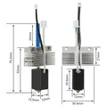 Hotend-Kit mit Messing-Stahl-Düse für Elegoo Neptune 4 Plus – 3