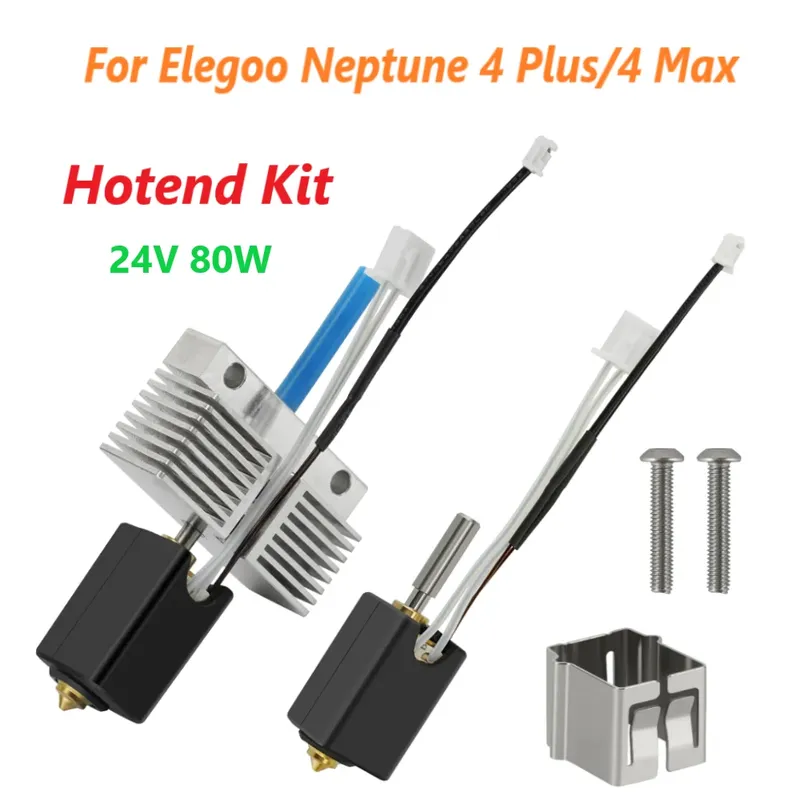 Hotend-Kit mit Messing-Stahl-Düse für Elegoo Neptune 4 Plus