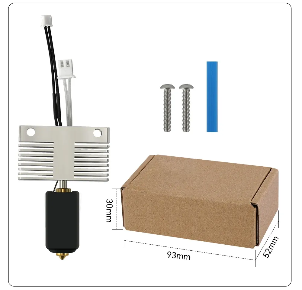 Hotend-Kit mit Messing-Stahl-Düse für Elegoo Neptune 4 Plus