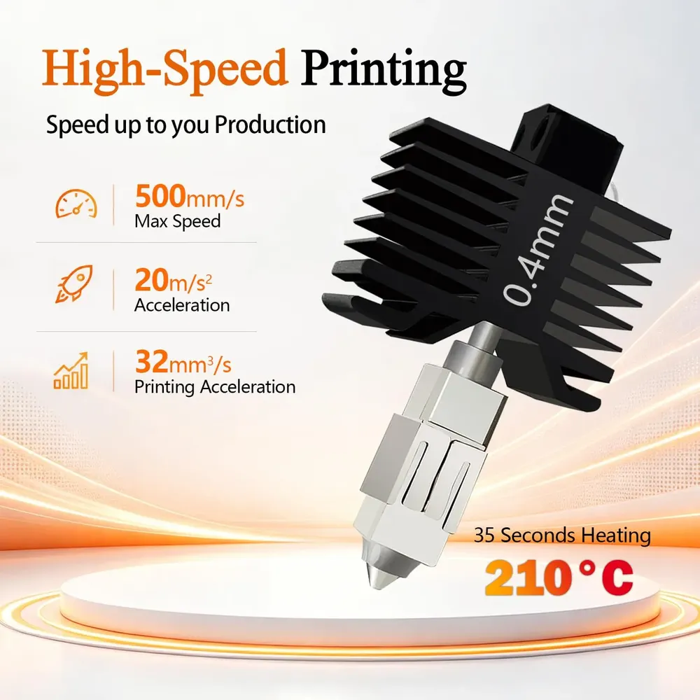 Hotend-Kit mit Stahldüse für Bambu Lab X1/P1 Serie