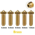 Hotend-Kit mit Vulkan-Düse 0,2 bis 0,4 mm für Anycubic Kobra 2 – Farbe Brass Nozzle Kit