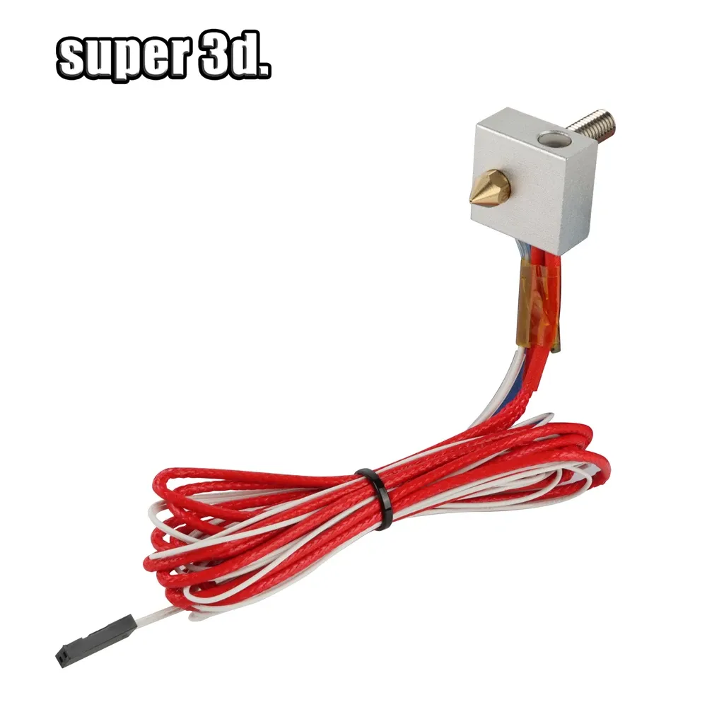 Hotend-Kit MK8 montiert für Anet A8 mit 0,4mm Düse