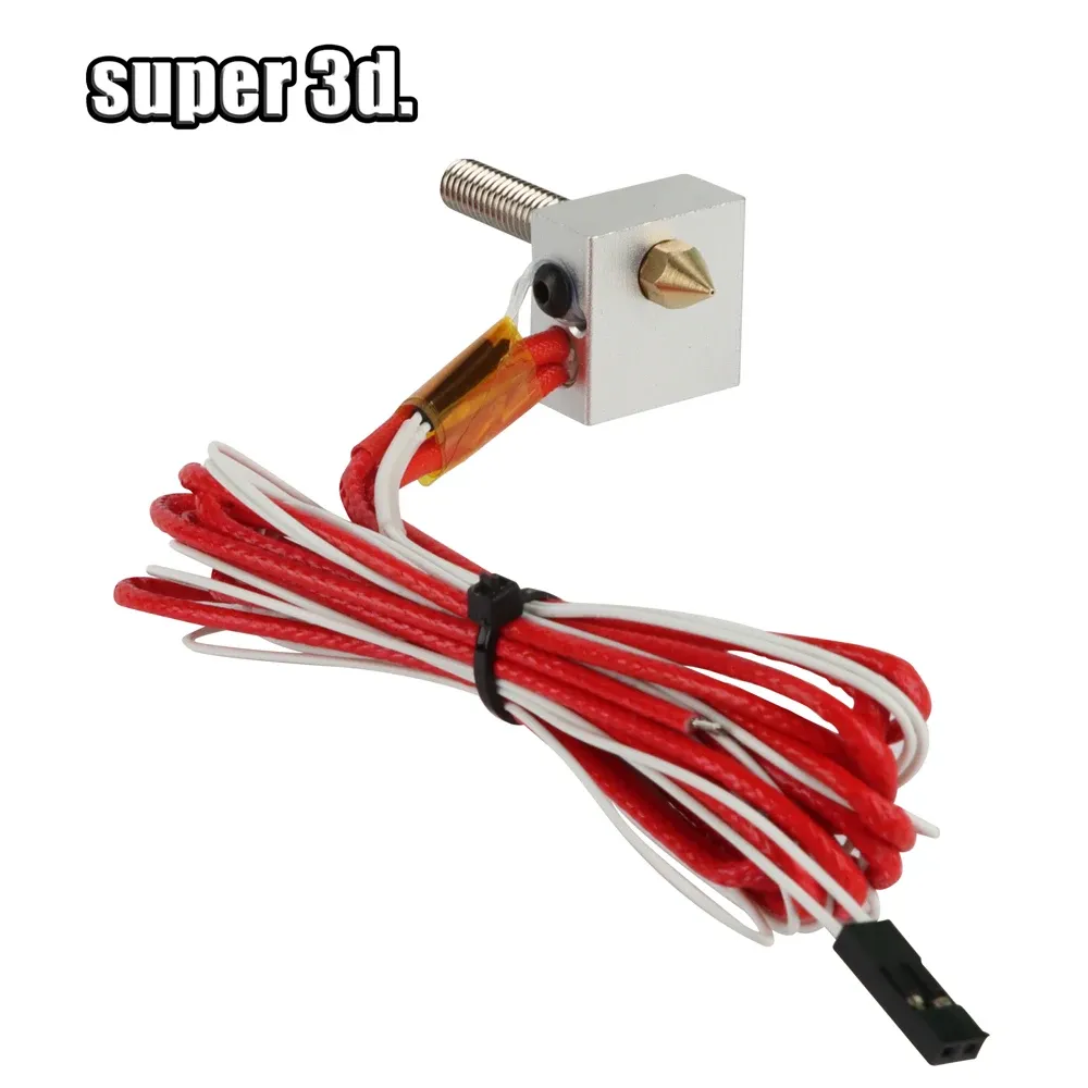 Hotend-Kit MK8 montiert für Anet A8 mit 0,4mm Düse