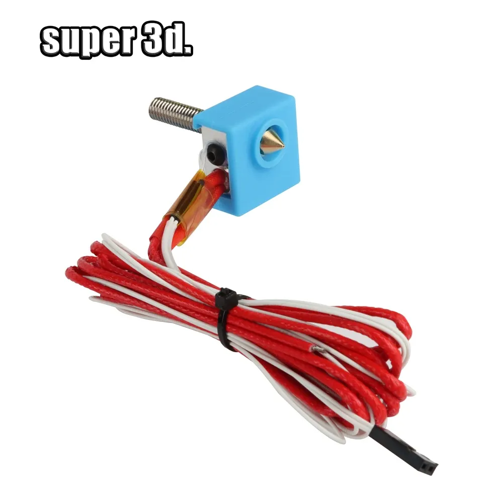 Hotend-Kit MK8 montiert für Anet A8 mit 0,4mm Düse