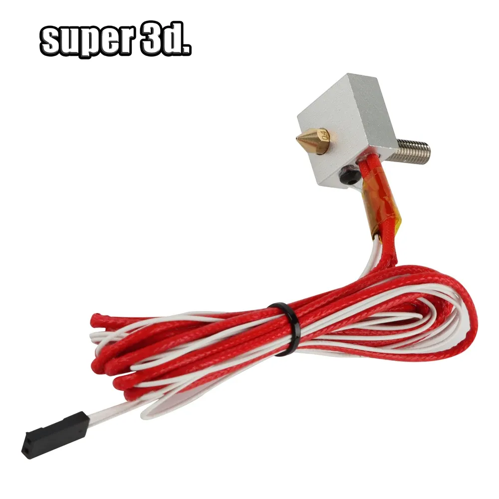 Hotend-Kit MK8 montiert für Anet A8 mit 0,4mm Düse