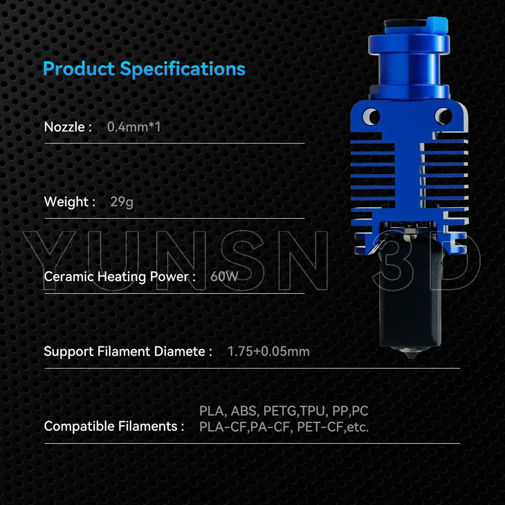 Hotend-Kit Upgrade 3.0 TZ E3 für Ender 3/CR10/VORON