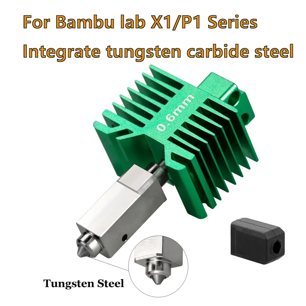 Hotend-Kit Wolframkarbid-Düse für Bambu Lab X1/X1C