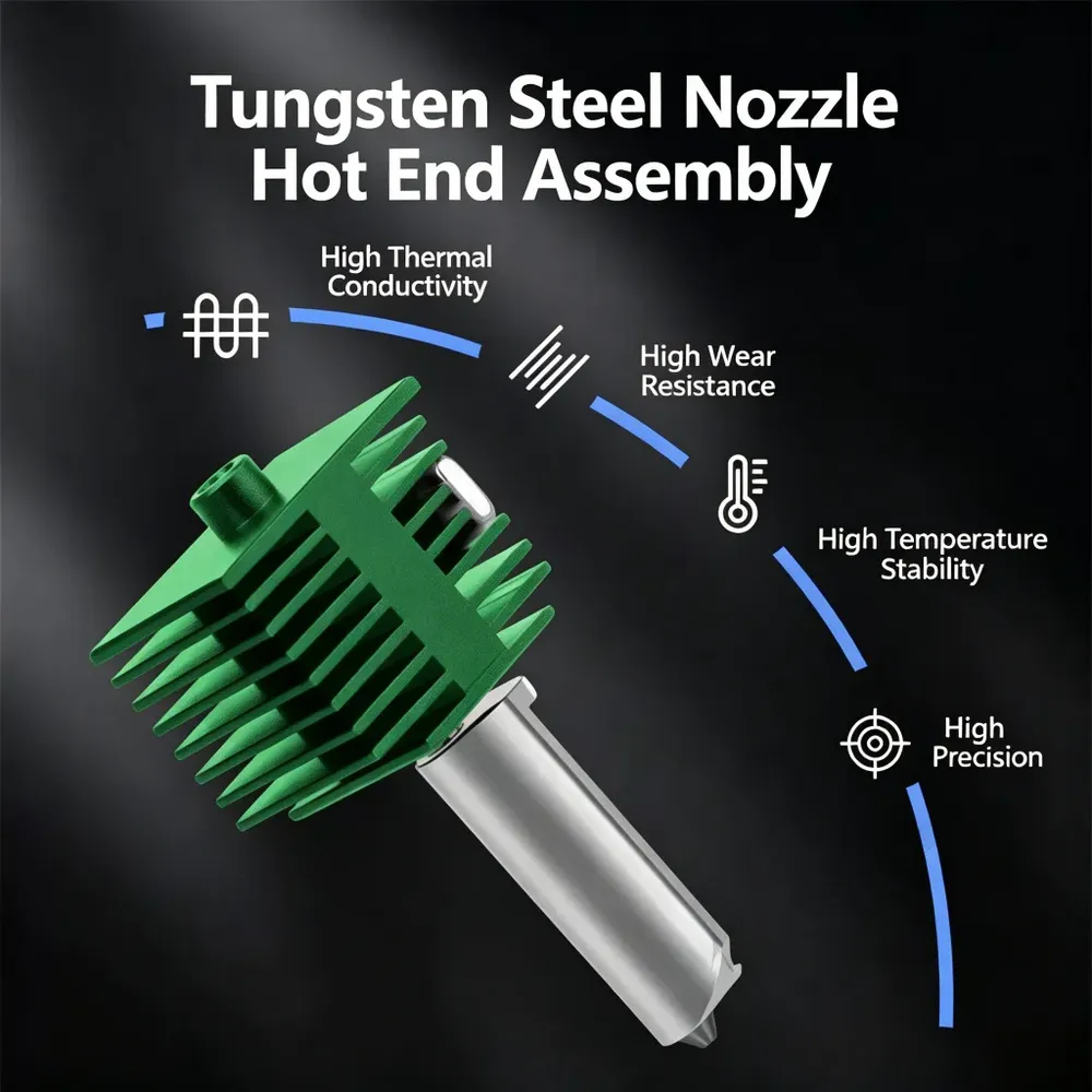 Hotend-Kit Wolframkarbid-Stahl