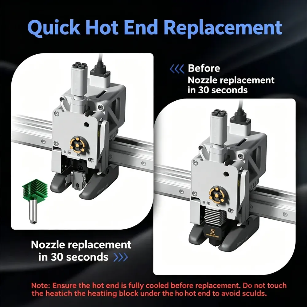 Hotend-Kit Wolframkarbid-Stahl
