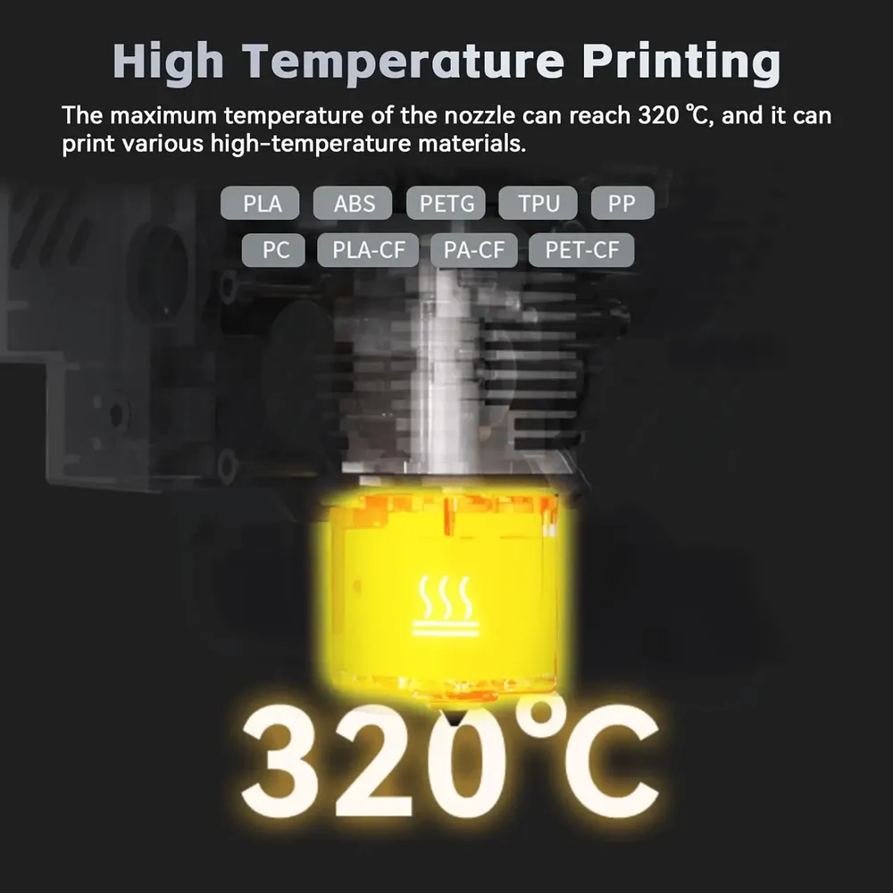 Hotend mit Bimetall-Heatbreak und Messingdüse für Kobra S1/S1 Combo
