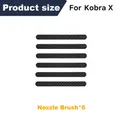 Hotend Silikon-Sockel und Bürsten-Set für Kobra X – Farbe Nozzle Wiper x6