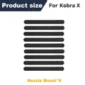 Hotend Silikon-Sockel und Bürsten-Set für Kobra X – Farbe Nozzle Wiper x9