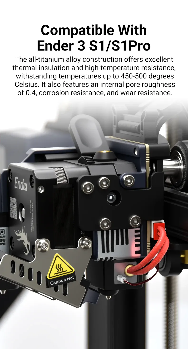 Hotend Sprite Extruder Hochtemperatur für Ender 3 S1 CR 10