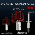 Hotend Upgrade Kit Bimetall gehärtete Düse für Bambu P1P X1 – 2