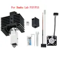Hotend Upgrade Kit Bimetall gehärtete Düse für Bambu P1P X1 – Farbe Black P1PP1S Kit-Fan