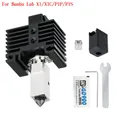 Hotend Upgrade Kit Bimetall gehärtete Düse für Bambu P1P X1 – Farbe Black Hotend