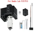 Hotend Upgrade Kit Bimetall gehärtete Düse für Bambu P1P X1 – Farbe Black P1P P1S Kit
