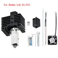 Hotend Upgrade Kit Bimetall gehärtete Düse für Bambu P1P X1 – Farbe Black X1 X1C Kit-Fan