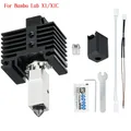 Hotend Upgrade Kit Bimetall gehärtete Düse für Bambu P1P X1 – Farbe Black X1 X1C Kit