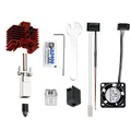 Hotend Upgrade Kit Bimetall gehärtete Düse für Bambu P1P X1 – Farbe Red P1P P1S Kit-Fan