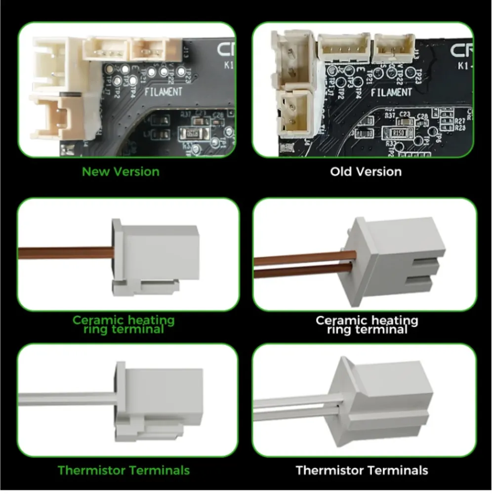Hotend-Upgrade-Kit für Creality K1 Serie mit Keramik-Heizblock