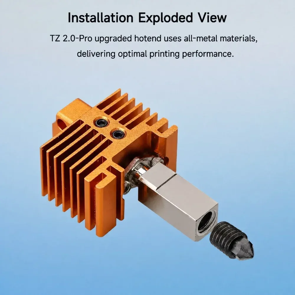 Hotend Upgrade Kit PTEF gehärtete Düse für Bambulab X1 P1P