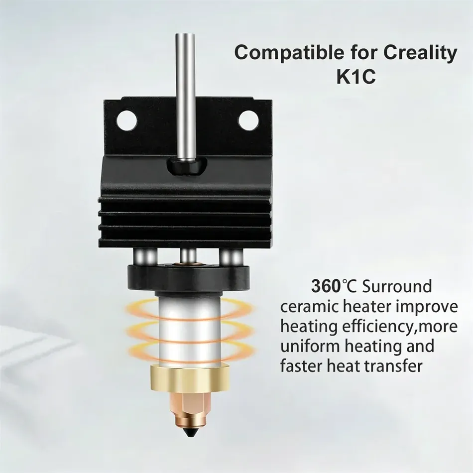 Hotend-Upgrade Kühlkörper mit Keramik-Heizblock für Creality K1/K1C/K1 Max