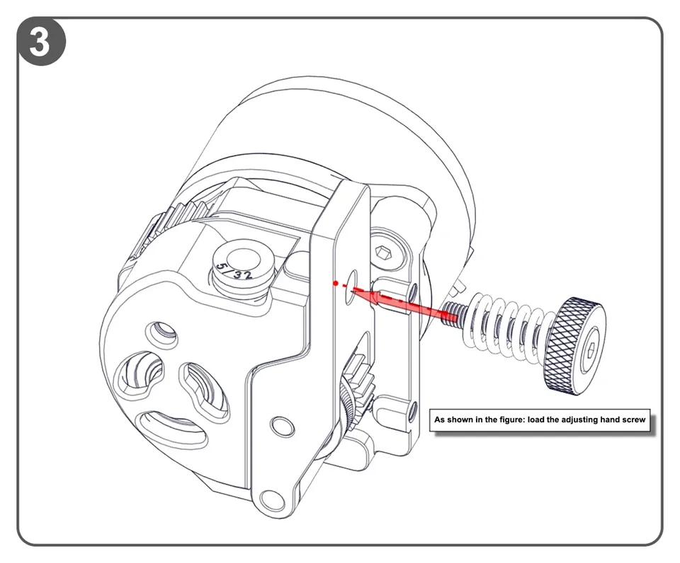 Hummingbird Extruder Kit für Creality K1 Serie
