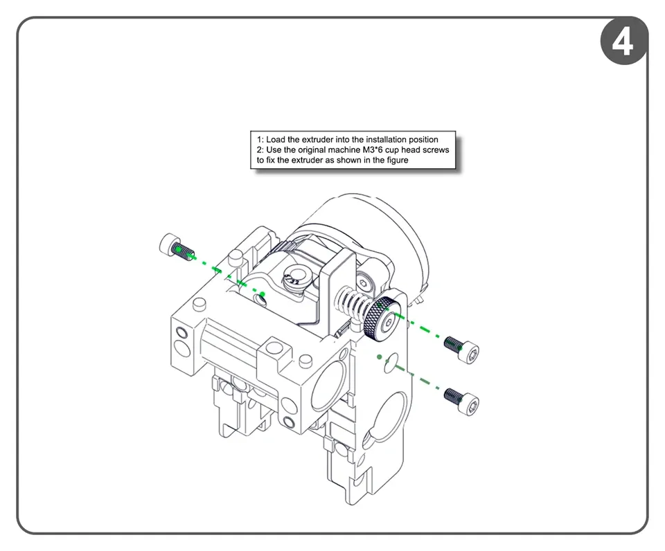 Hummingbird Extruder Kit für Creality K1 Serie
