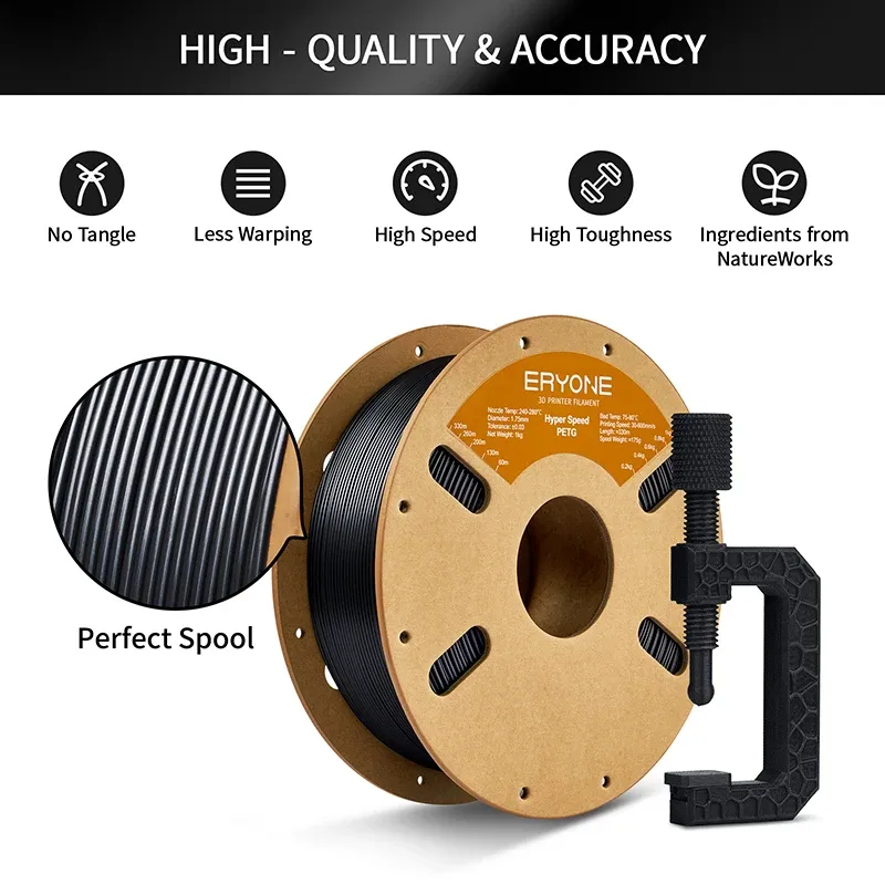 Hyper Speed PETG Filament 1,75 mm geringes Stringing 10 kg