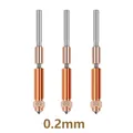 K1 K1C Düse K1 Max Bimetall Heatbreak für Ender 3 V3 3D-Drucker – Farbe Nozzle 0.2 3pcs