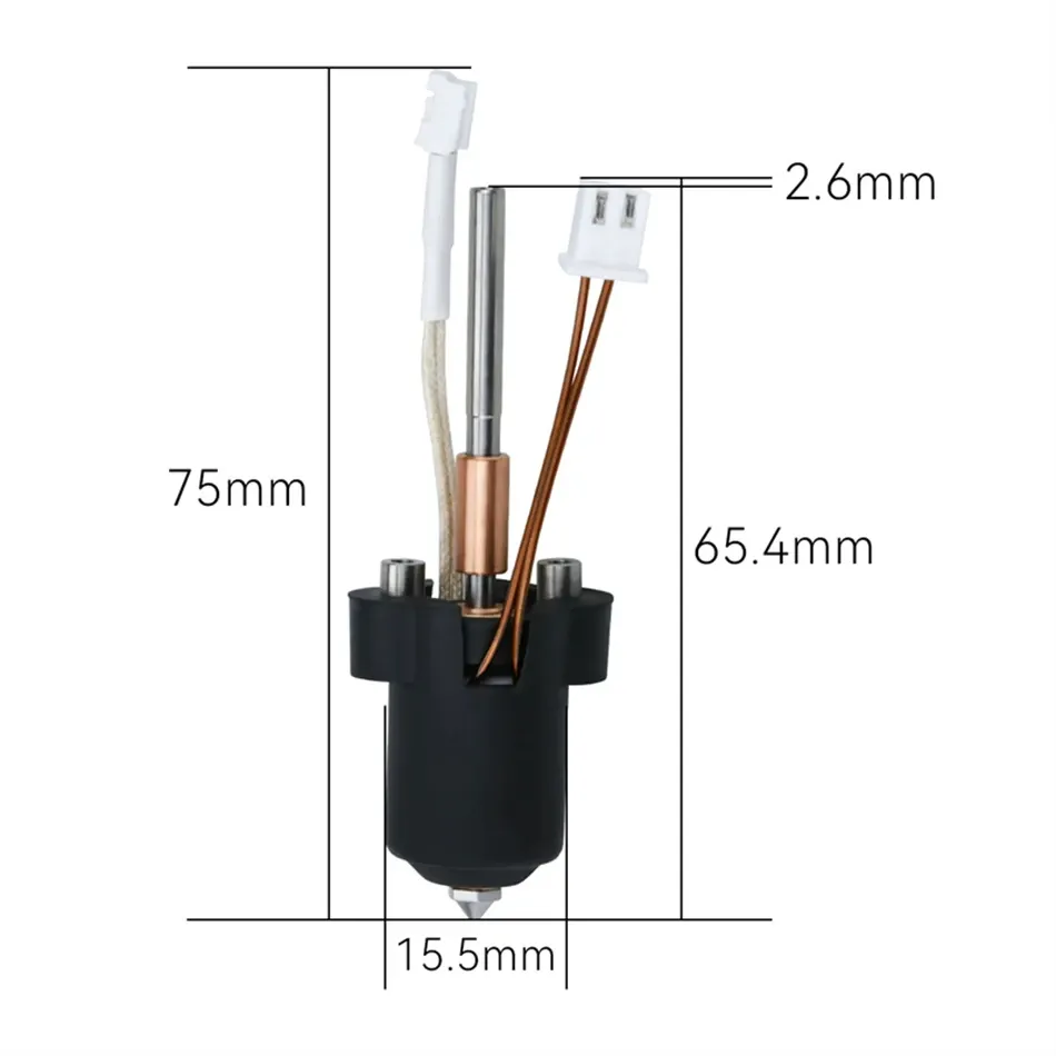 K1 K1C Düse K1 Max Bimetall Heatbreak für Ender 3 V3 3D-Drucker