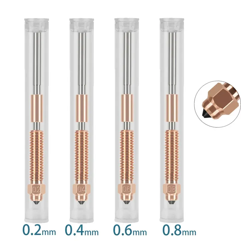 K1c Düse K1 Max Gehärtete Stahldüse Bimetall Heatbreak für Ender 3 V3