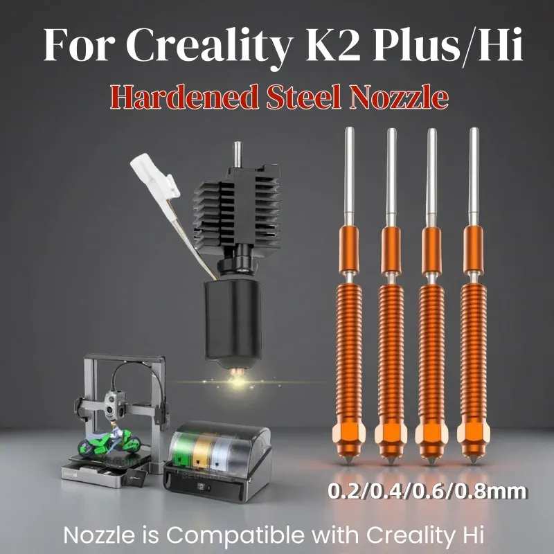K2 Plus Düse aus Kupferlegierung und Stahl 0,2 bis 0,8 mm