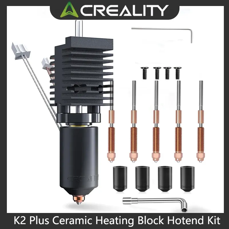 K2 Plus Hotend-Zubehörset mit Keramik-Heizblock und Ganzmetall-Konstruktion