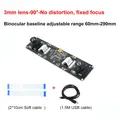 Kamera 1080P Dual-Objektiv USB 3D Stereo VR Roboter Vision – Farbe 3mm 90 degree