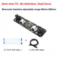 Kamera 1080P Dual-Objektiv USB 3D Stereo VR Roboter Vision – Farbe 6mm 73 degree