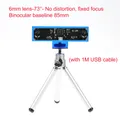 Kamera 4MP USB Dual-Objektiv 1080P 3D VR Tiefengesichtserkennung – Farbe Tripod 6mm 73 degs