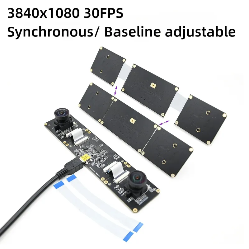Kamera 4MP USB Dual-Objektiv 3D Stereo VR 1080P Tiefenerkennung