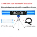 Kamera 4MP USB Dual-Objektiv 3D Stereo VR 1080P Tiefenerkennung – Farbe Tripod-2.8mm lens