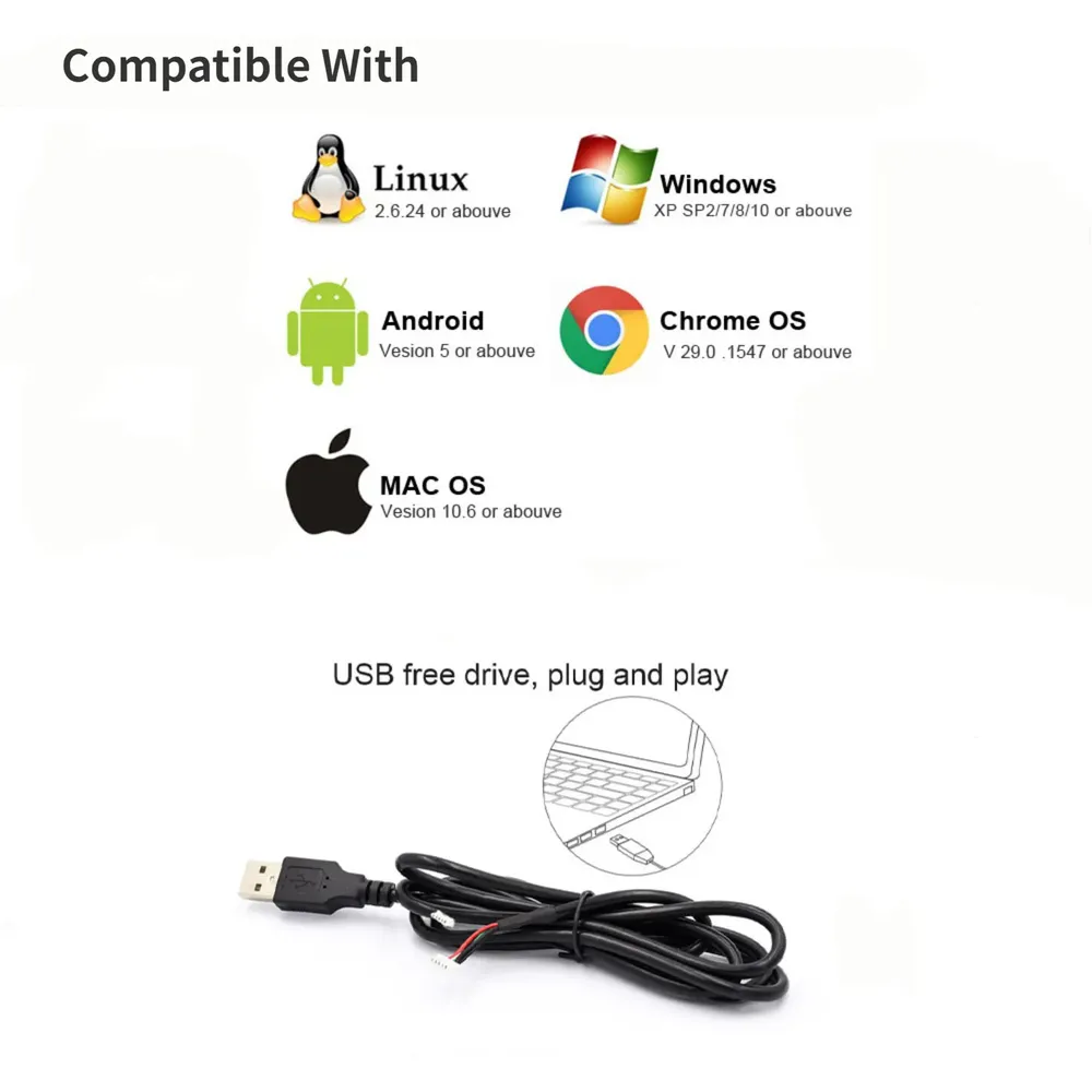 Kamera 4MP USB Dual-Objektiv 3D Stereo VR 1080P Tiefenerkennung