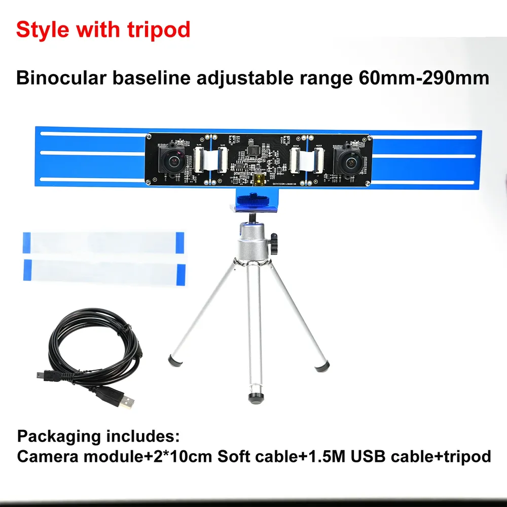 Kamera 4MP USB Dual-Objektiv 3D Stereo VR 1080P Tiefenerkennung